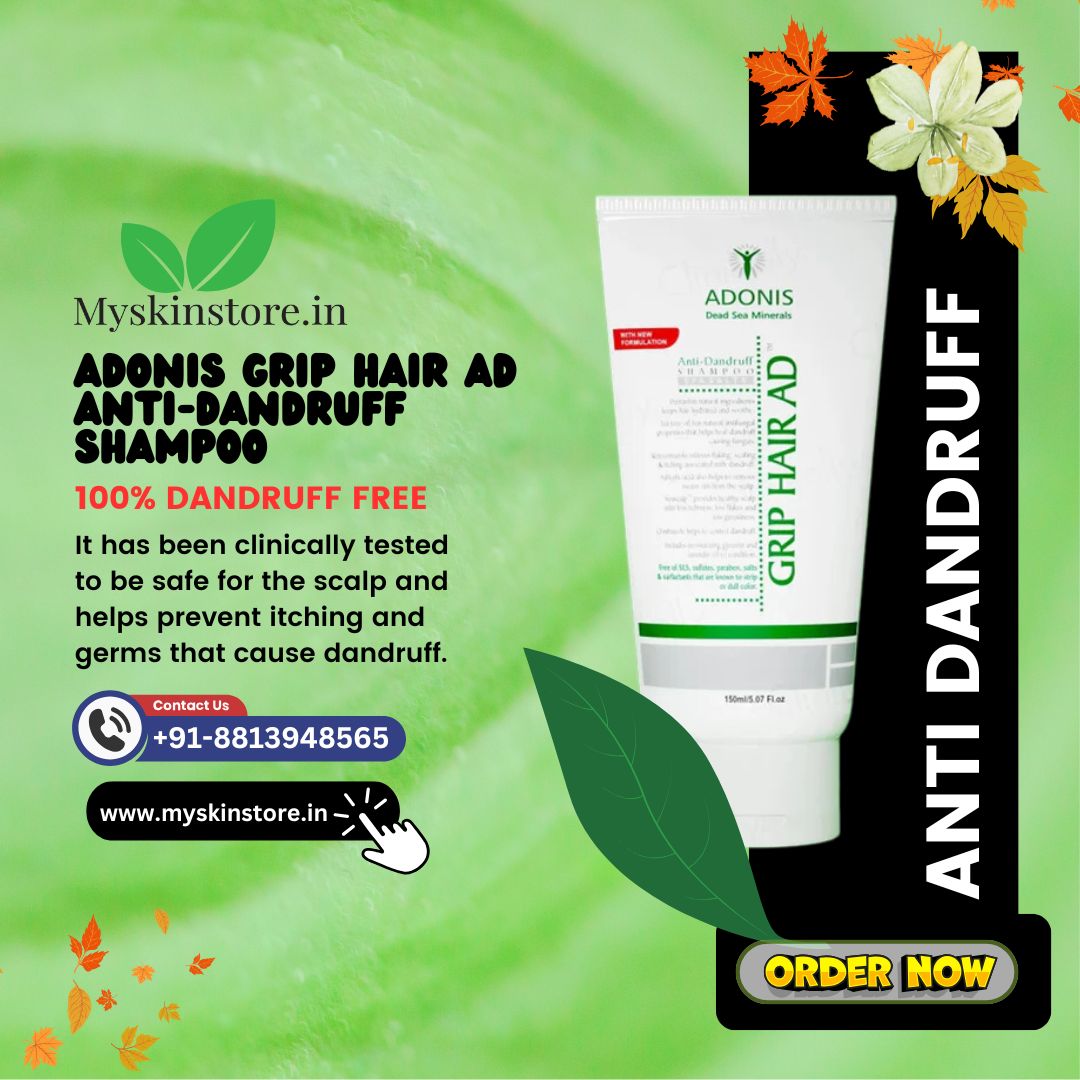 Adonis Grip Hair AD Anti-Dandruff Shampoo - 150ml