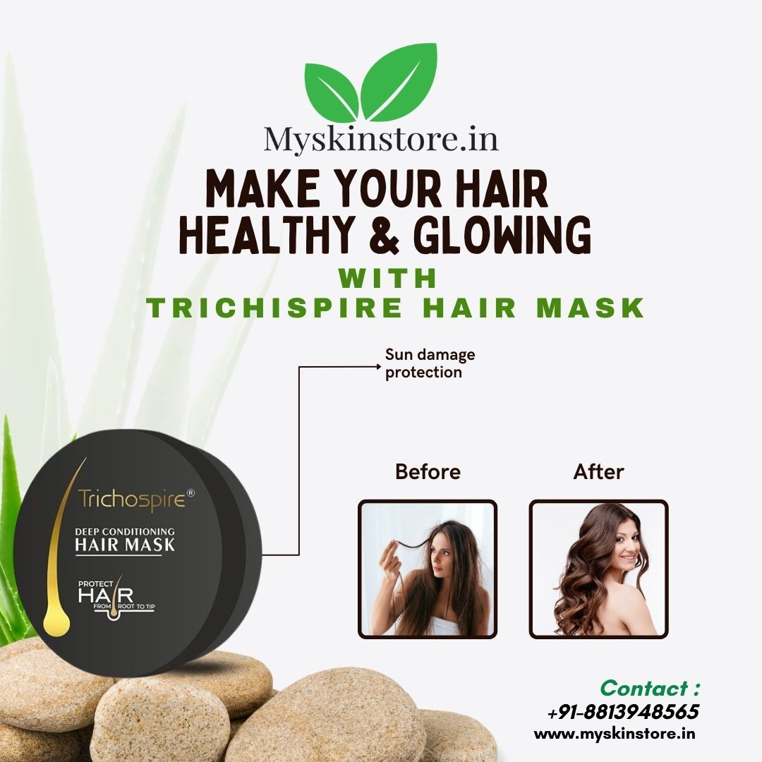 Make your hair healthy and glowing with Trichispire hair mask.