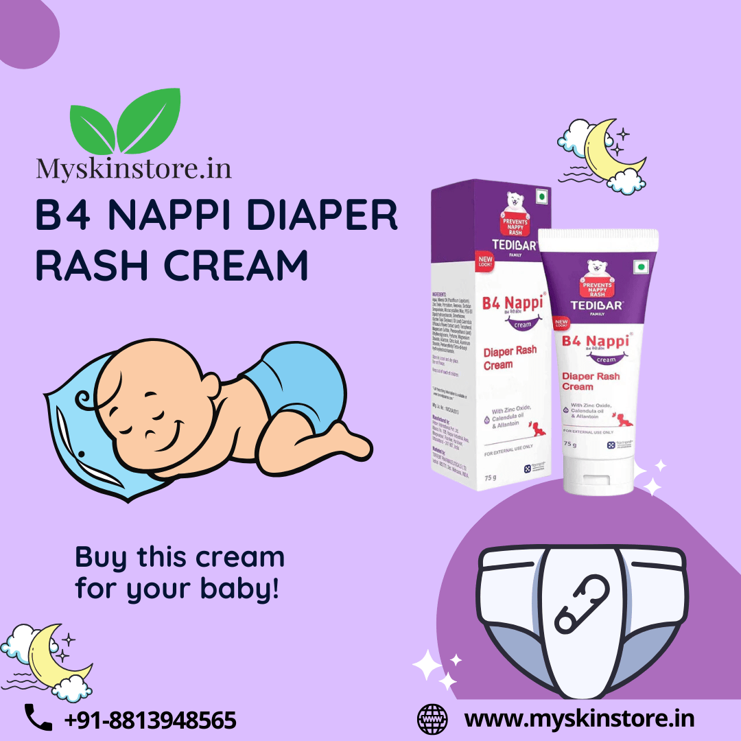 B4 NAPPI DIAPER RASH CREAM(PACK OF 2)