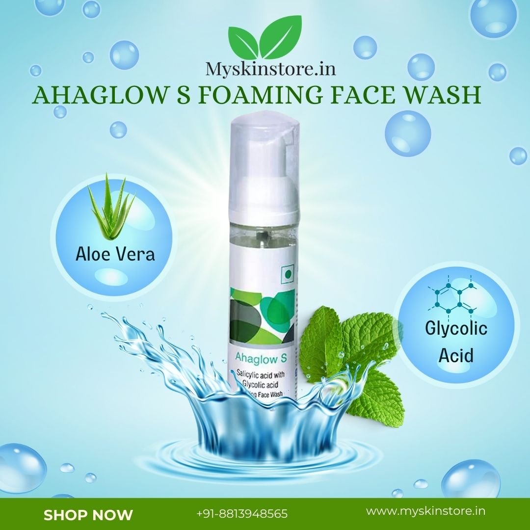 AHAGLOW S FOAMING FACE WASH