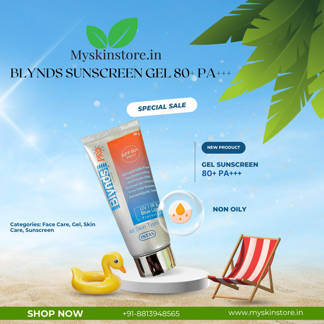 BLYNDS SUNSCREEN GEL 80+ PA+++