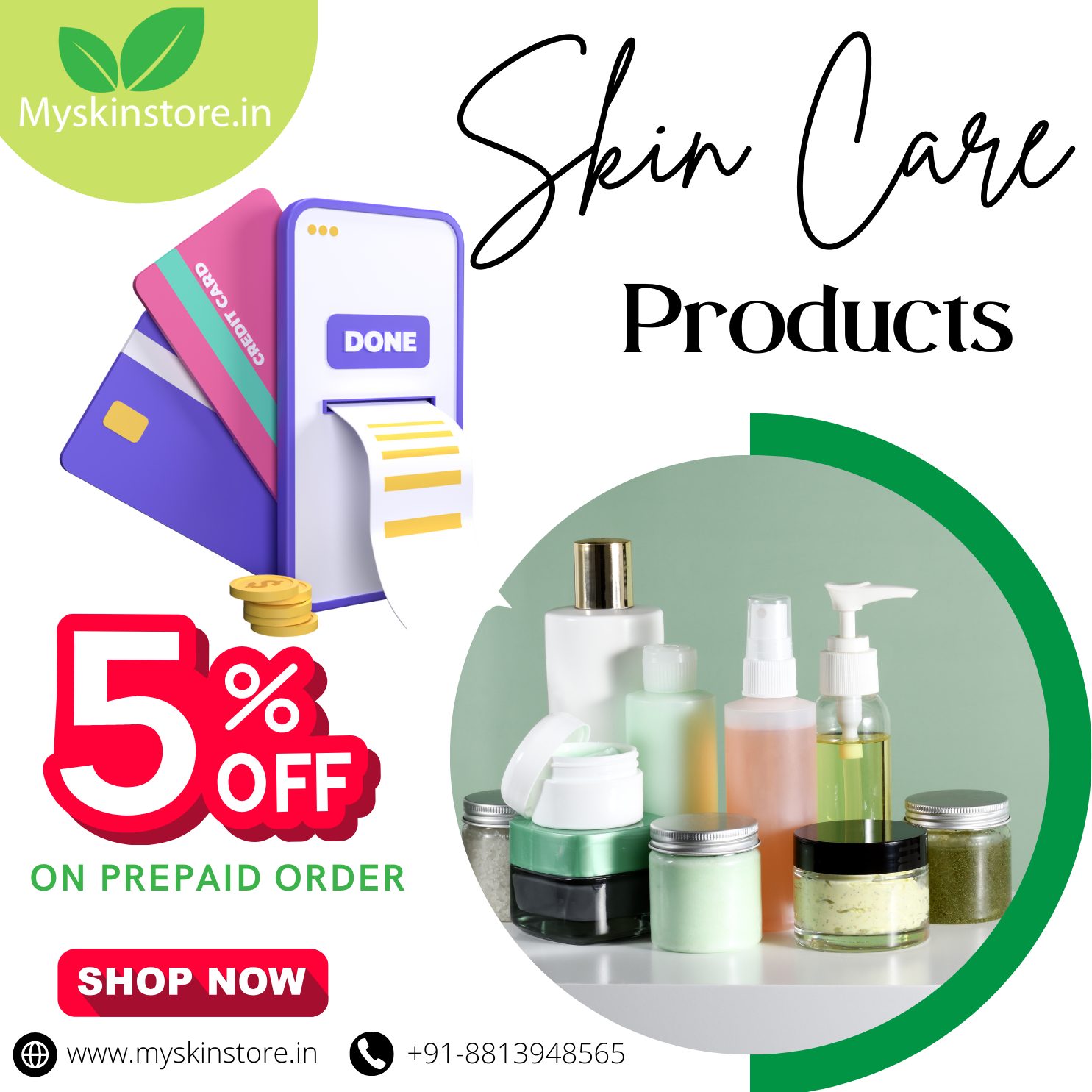 Instant 5% 𝒐𝒇𝒇 on 𝗽𝗿𝗲𝗽𝗮𝗶𝗱 𝗼𝗿𝗱𝗲𝗿𝘀 visit myskinstore