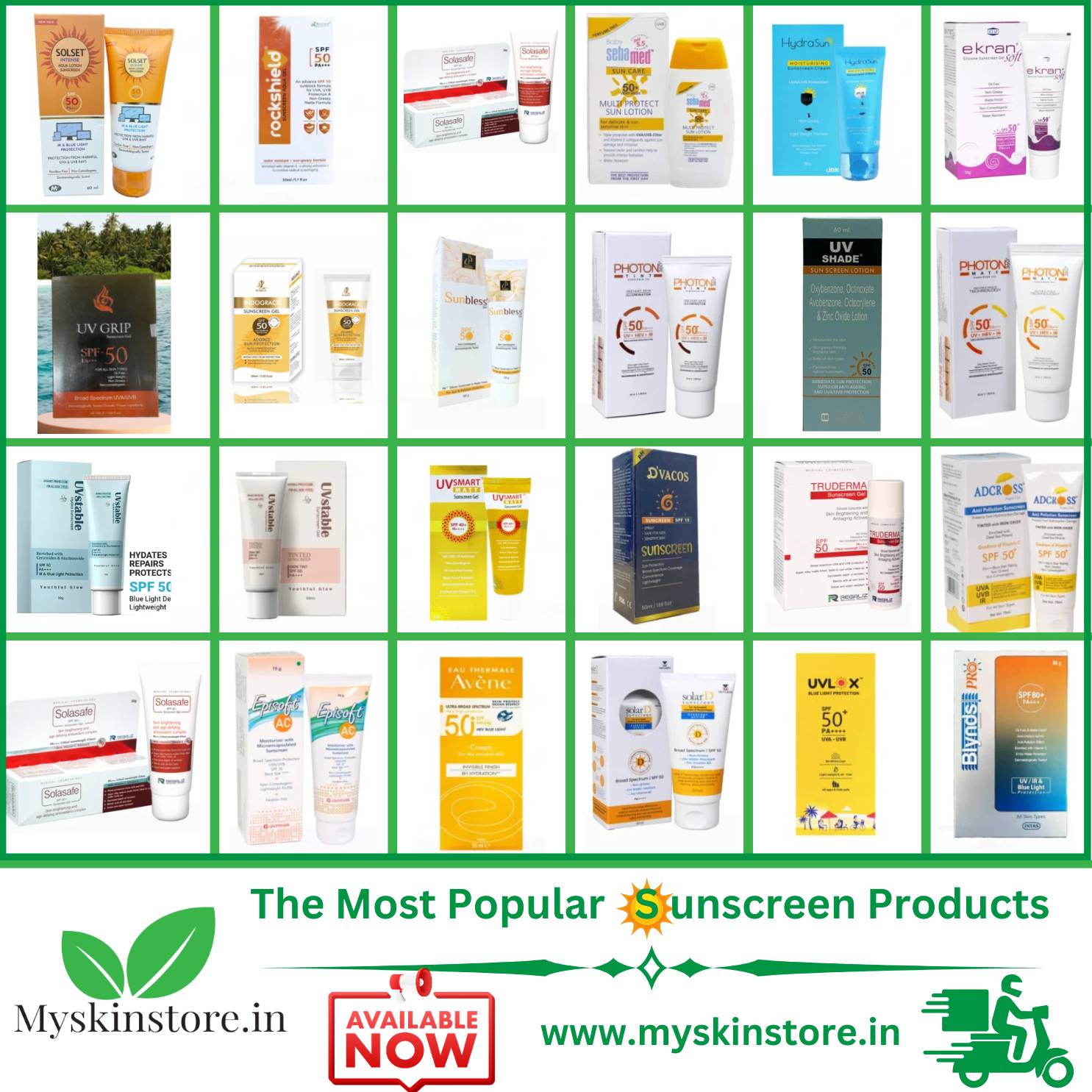 The Most Popular Sunscreen Products myskinstore