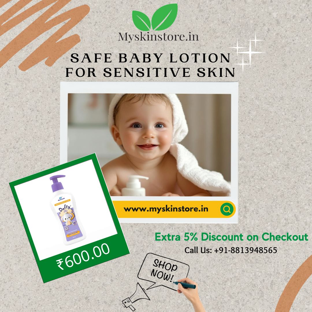 Safe baby lotion for sensitive skin