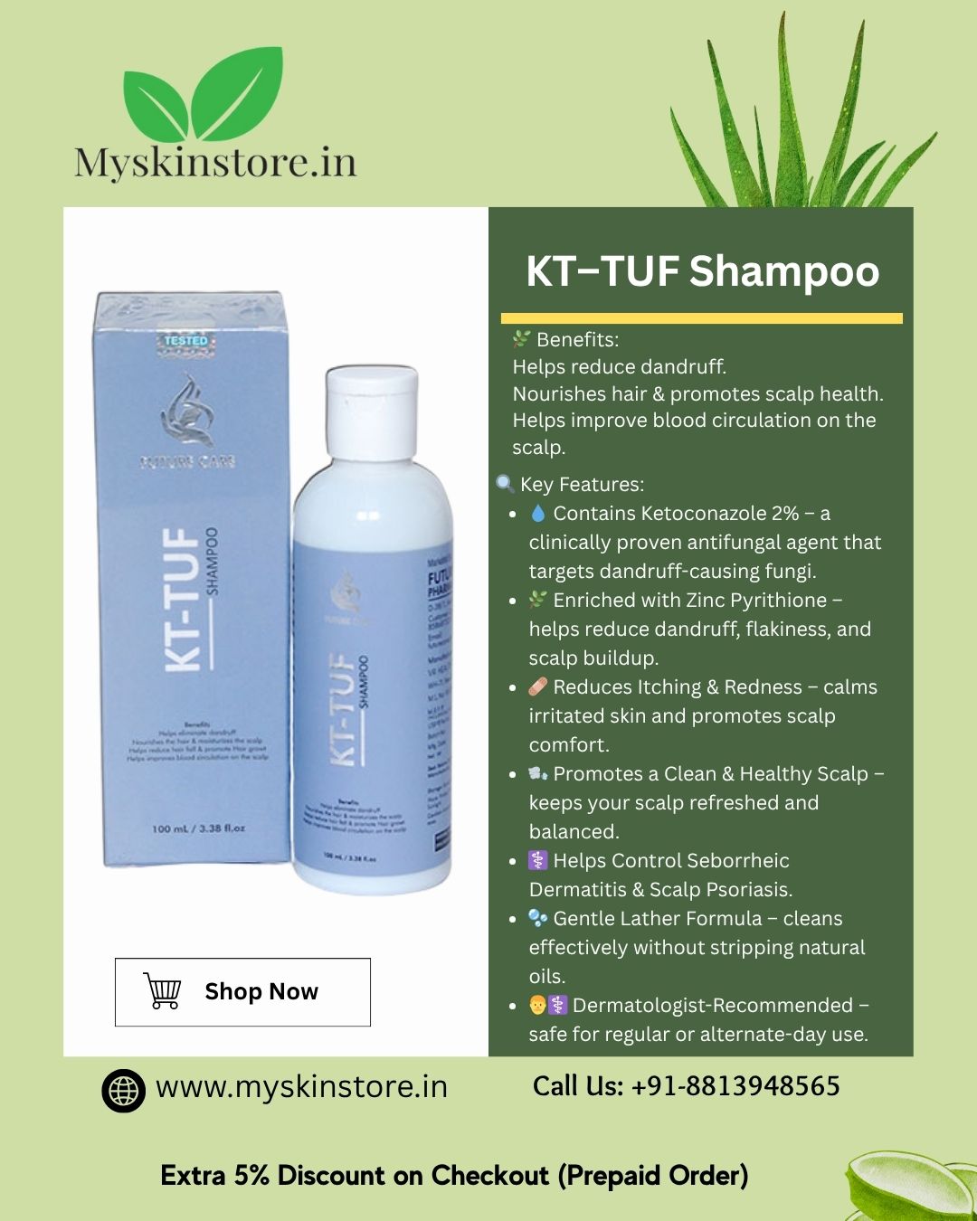 Say goodbye to dandruff & hello to healthy, nourished hair!